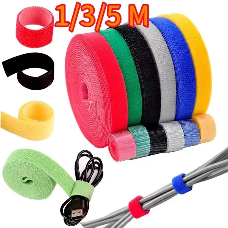 Desk Setup Cable Management - Organizzatore di Cavi 1/5M, Gestione Cavi,