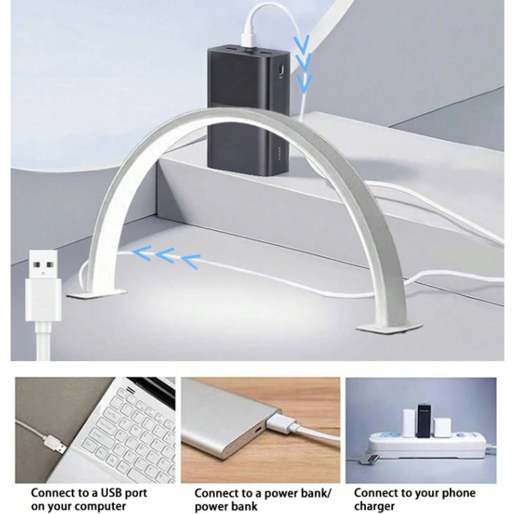 Desk Setup Lamp - Lampada per unghie 40/66CM con luce