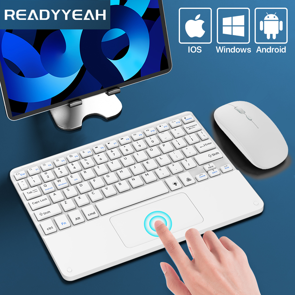 Desk Setup Keyboard - Touchpad Tastiera wireless e mouse Tastiera