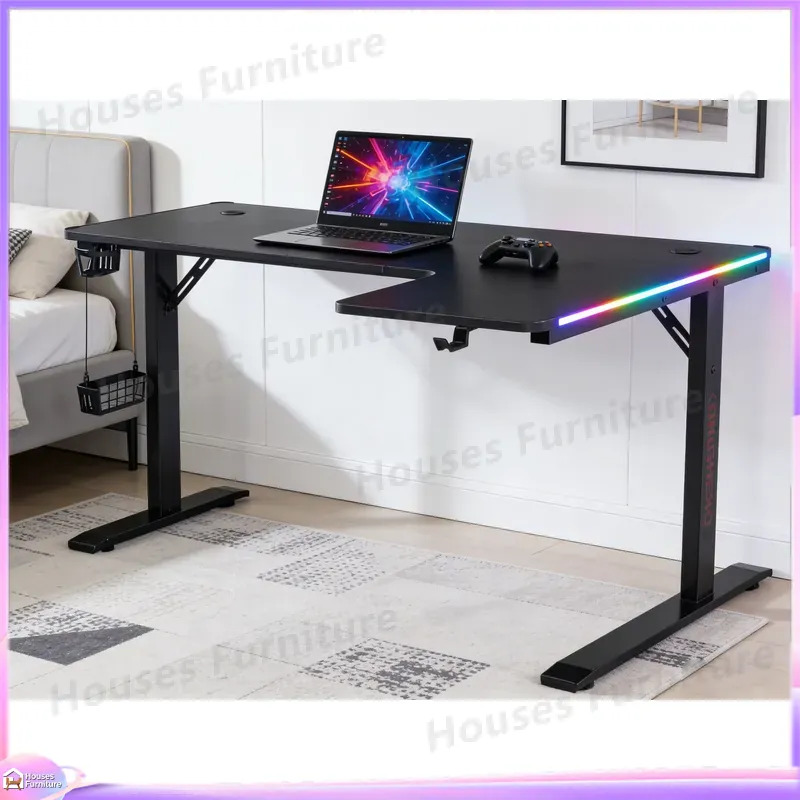 Desk Setup Home Office - Scrivania da Gaming Grande 160cm con