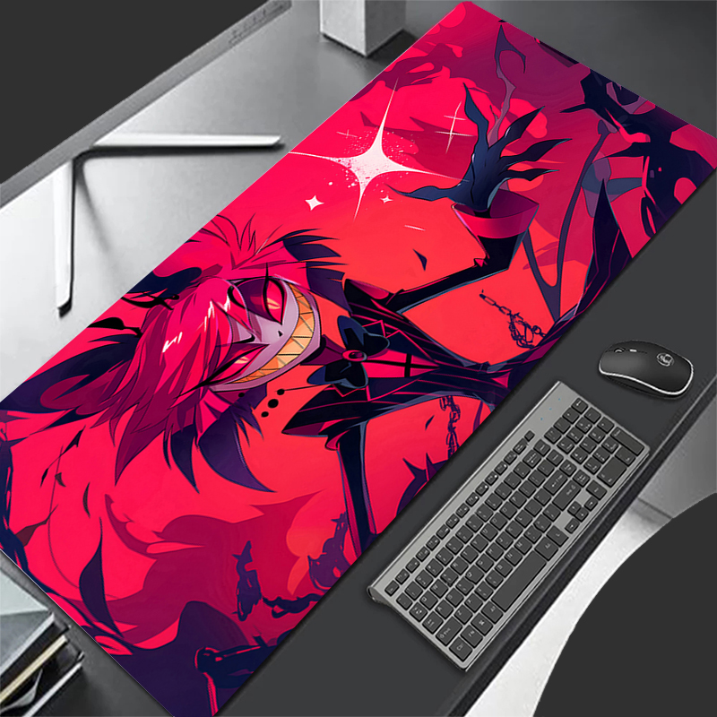Desk Setup Red - Tappetino per scrivania esteso Anime rosso