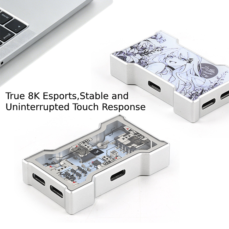 Hub USB RGB 2 Ingressi 3 Uscit - Desk Setup Keyboard recensione e prezzo