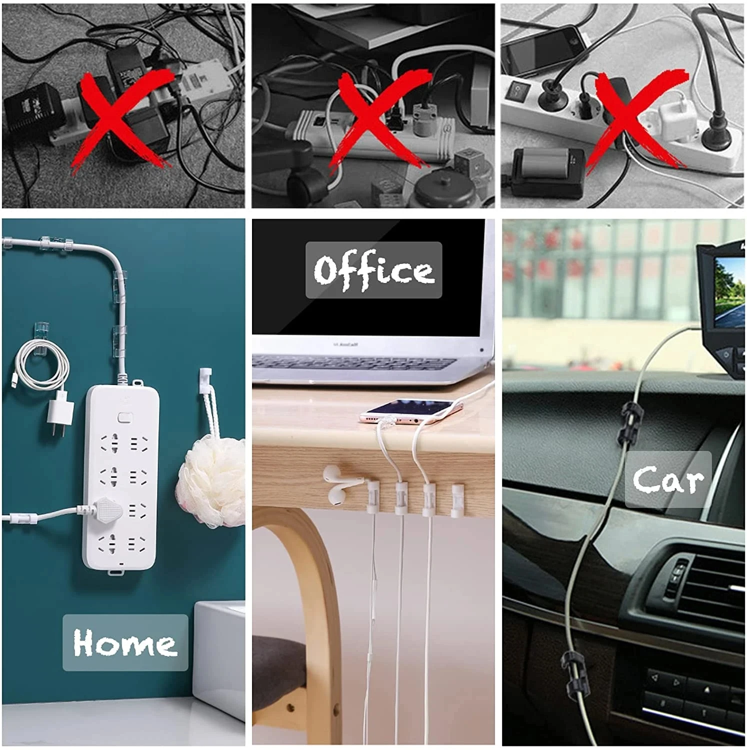 Organizzatore di cavi, support - Desk Setup Cable Management recensione e prezzo