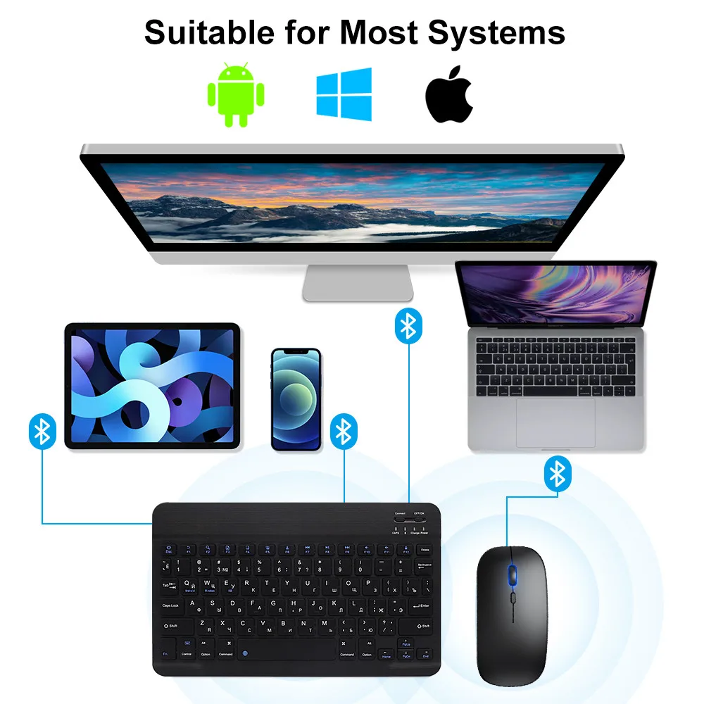 Nuovo mouse tastiera wireless  - Desk Setup Keyboard recensione e prezzo