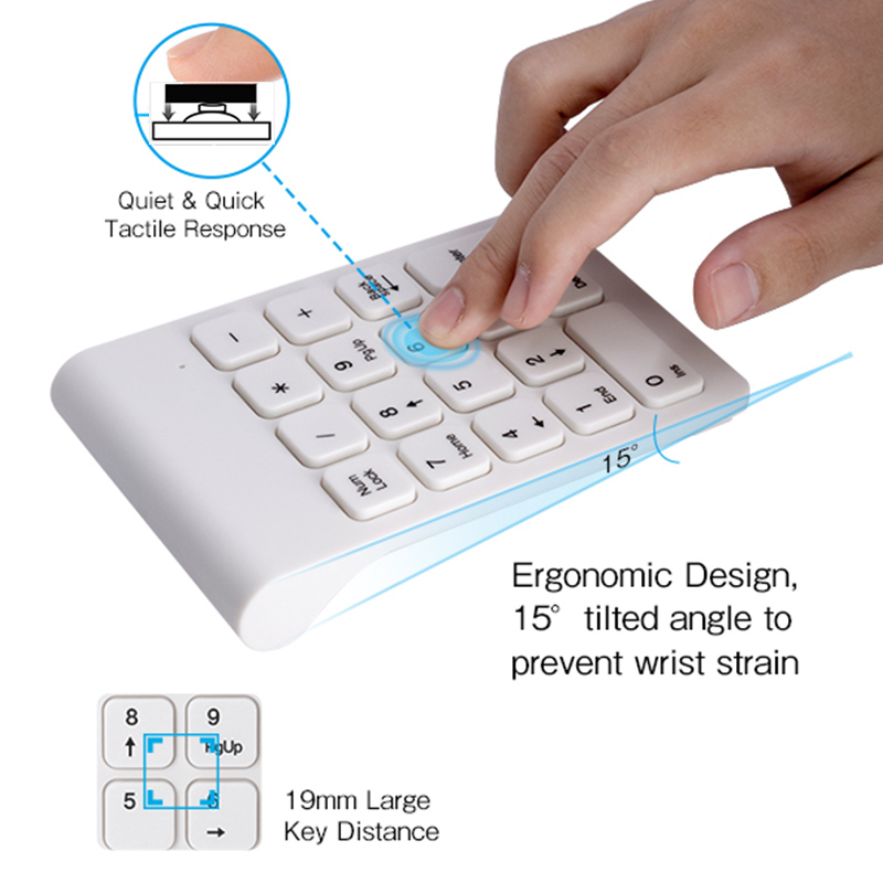 Kit Tastierino Numerico Wirele - Desk Setup Keyboard recensione e prezzo