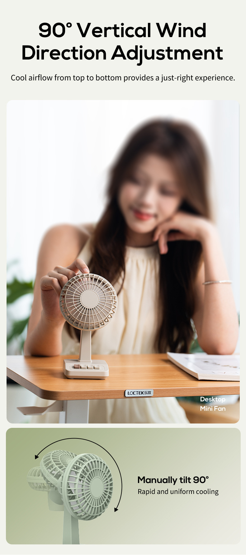 Ventilatore da Tavolo Retrò 20 - Fan Desk Small Usb recensione e prezzo