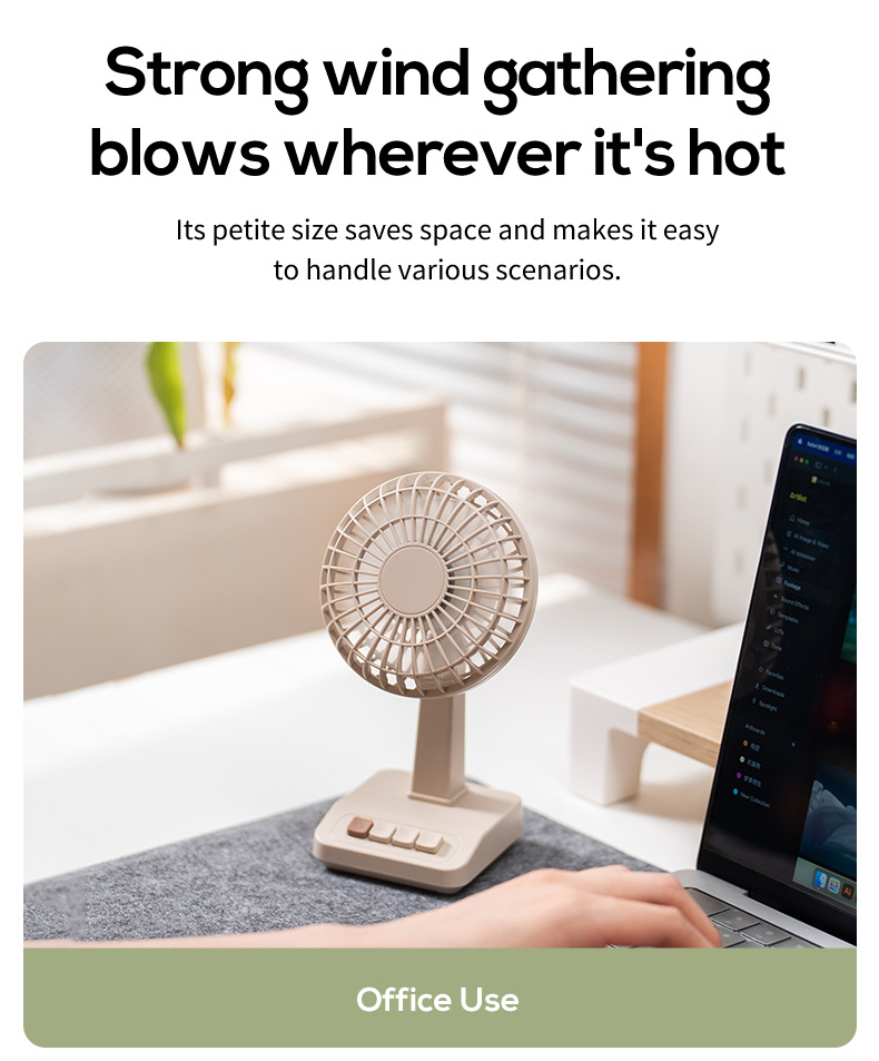 Ventilatore da Tavolo Retrò 20 - Fan Desk Small Usb recensione e prezzo