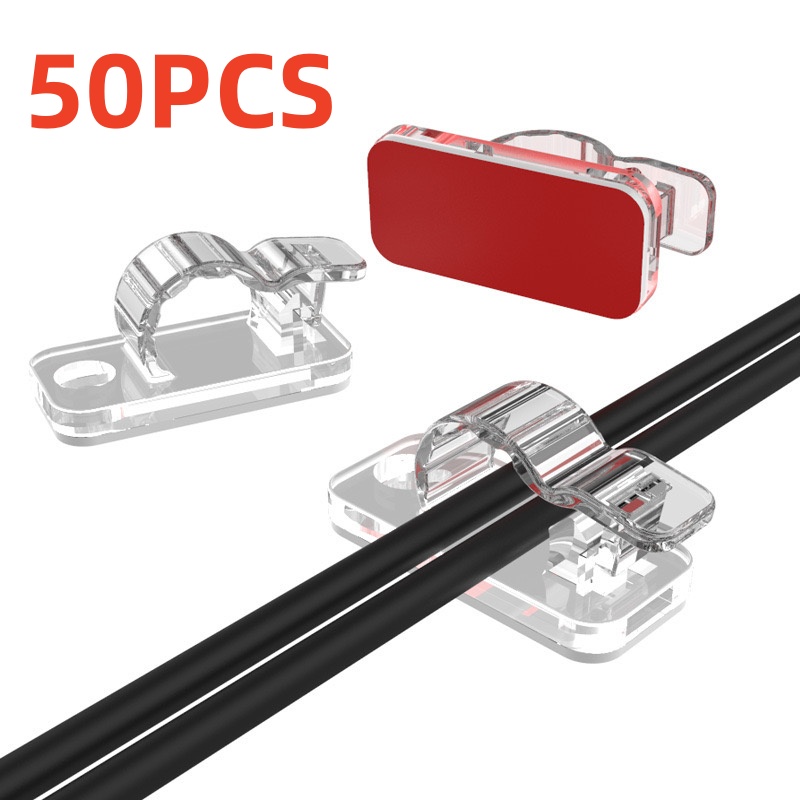 10/50PCS Organizzatore di cavi - Desk Setup Cable Management recensione e prezzo