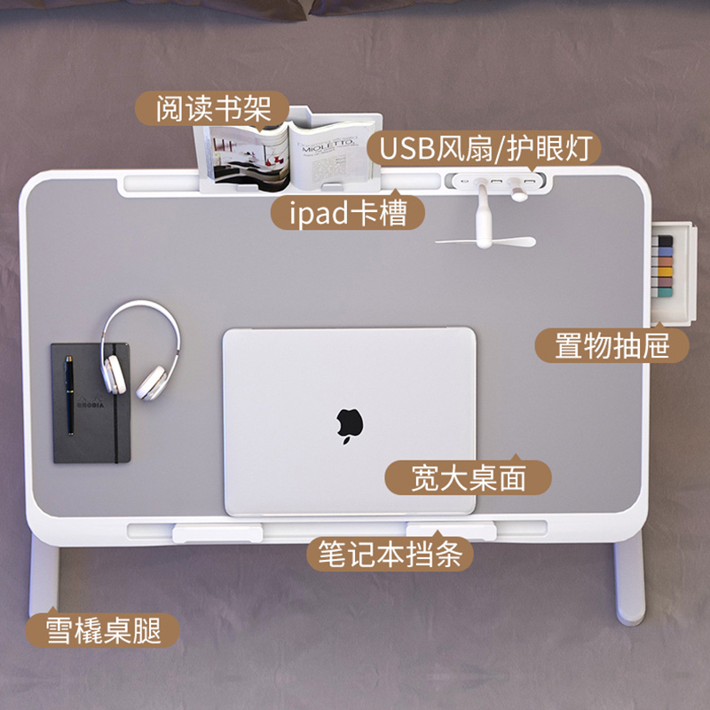 Sopra il letto Tavolo Tavoli d - Desk Setup Oak recensione e prezzo