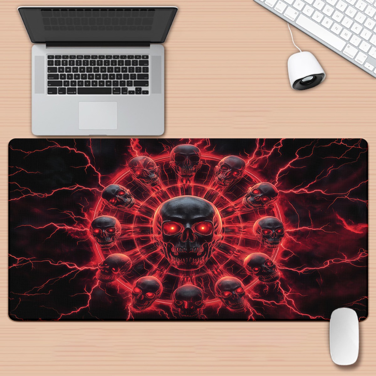 Tappetino da Gaming Gotico con - Desk Setup Red recensione e prezzo