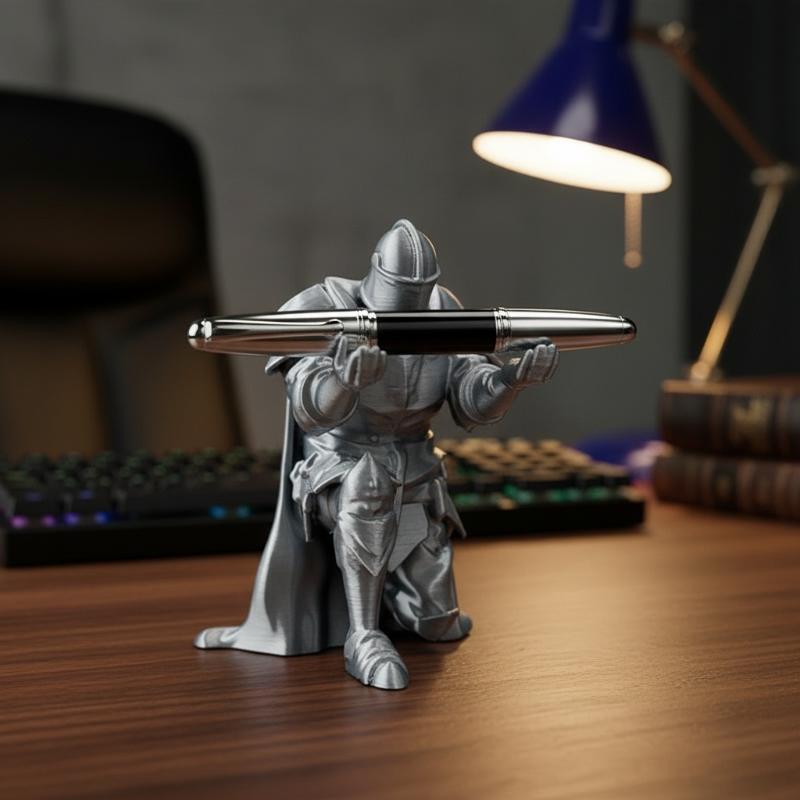 Portapenne Cavaliere in Resina - Desk Setup Home Office recensione e prezzo