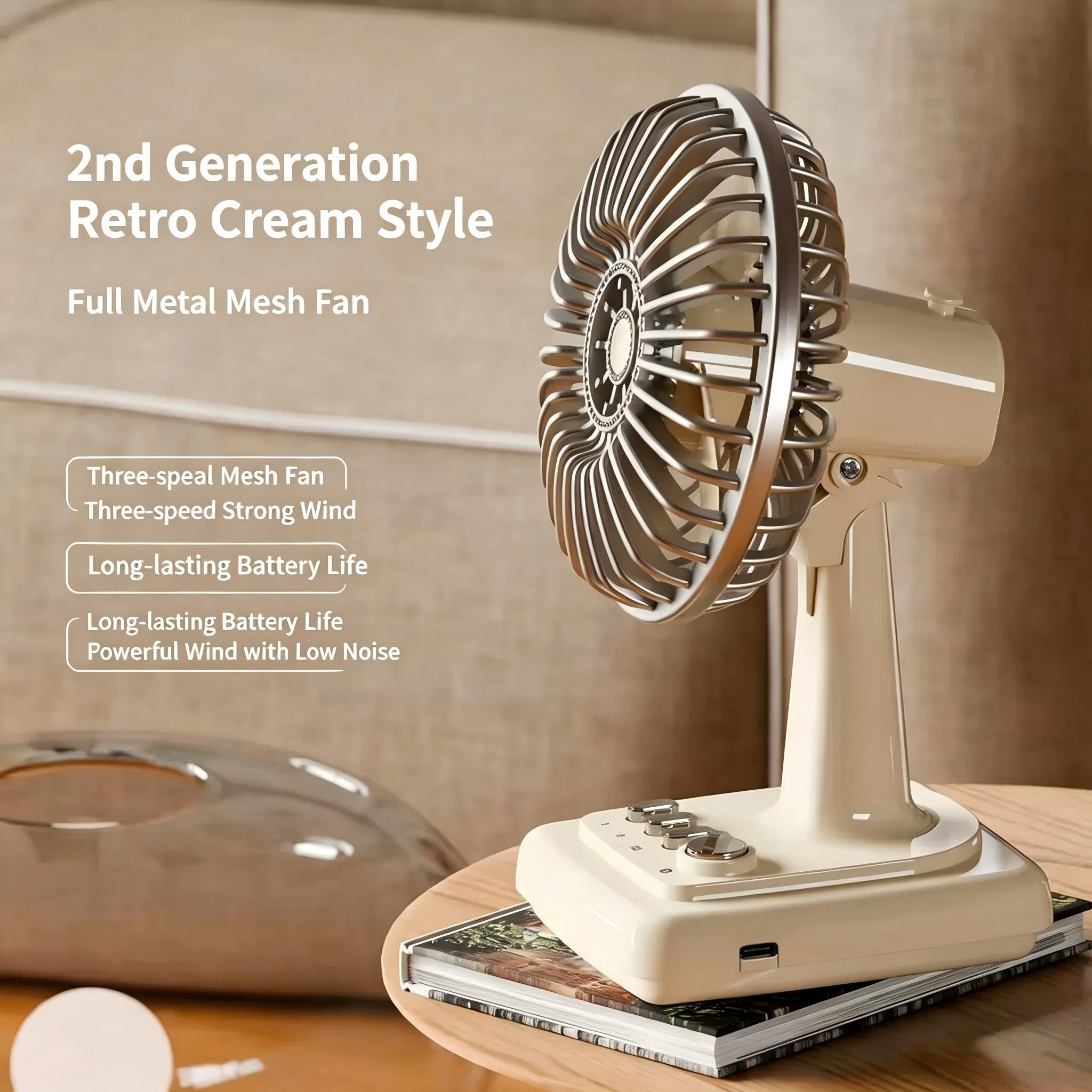 Ventilatore da Tavolo Retrò in - Fan Desk Small Usb recensione e prezzo