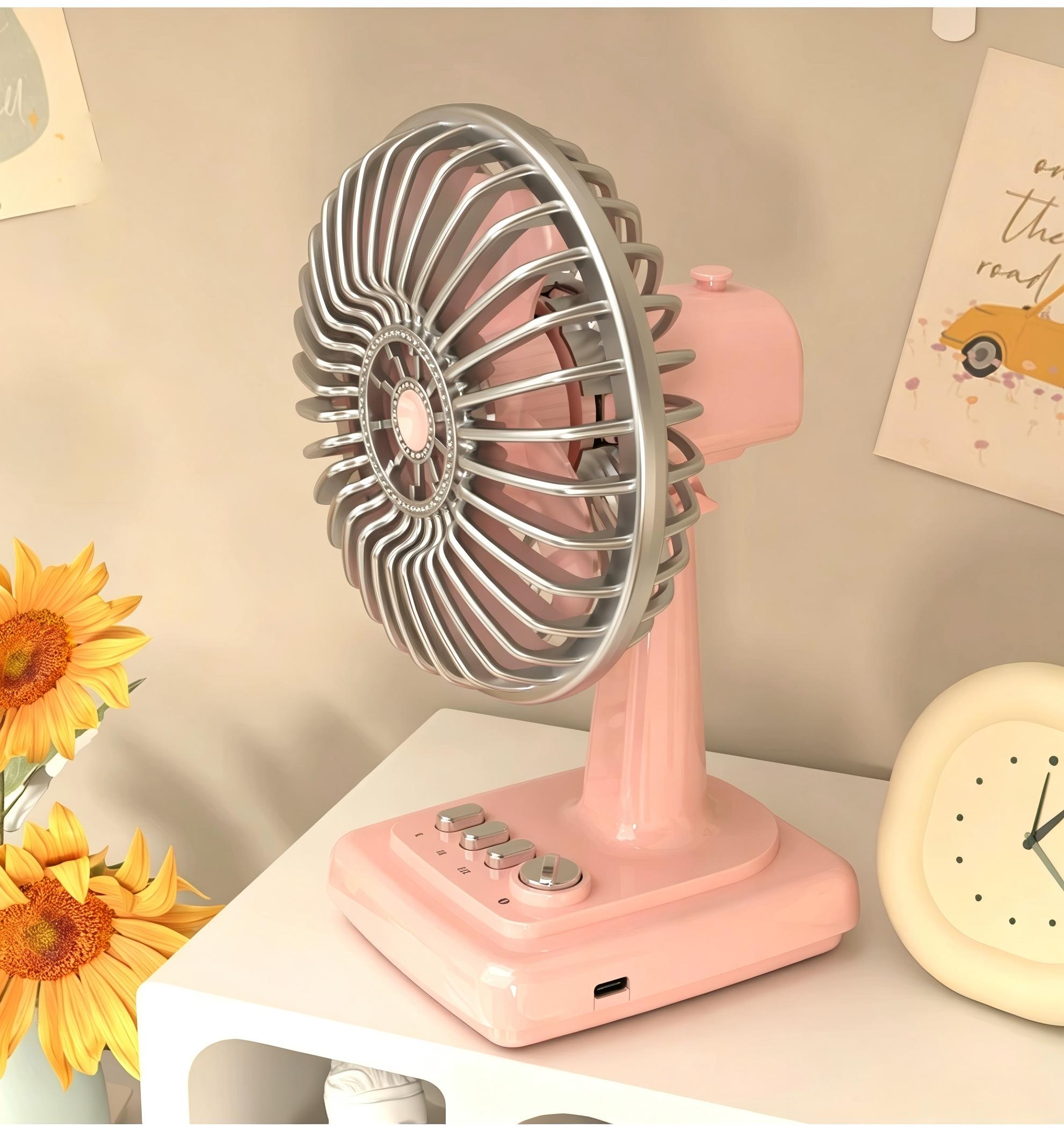 Ventilatore da Tavolo Retrò in - Fan Desk Small Usb recensione e prezzo