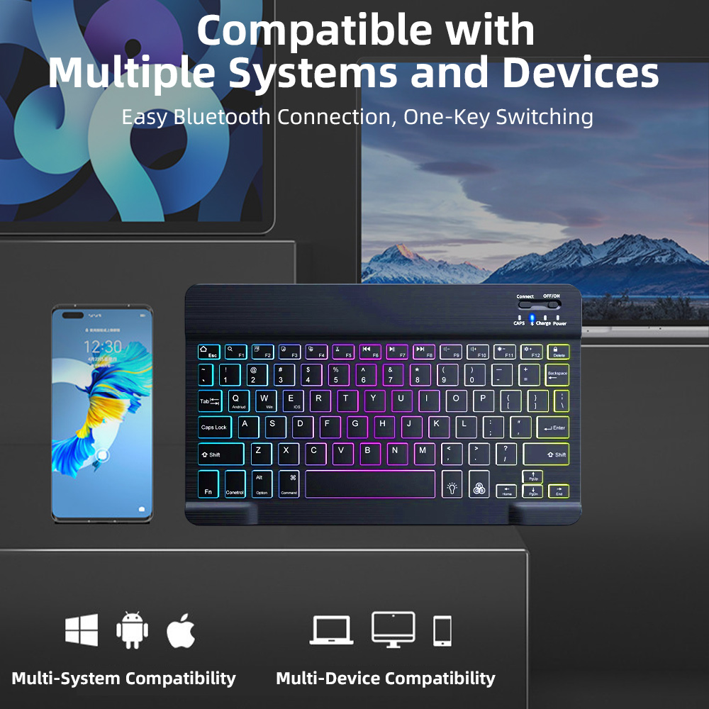 Tastiera Bluetooth Retroillumi - Desk Setup Keyboard recensione e prezzo