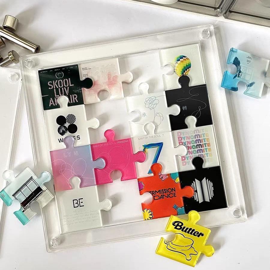 Espositore per puzzle in acril - Desk Setup Home Office recensione e prezzo
