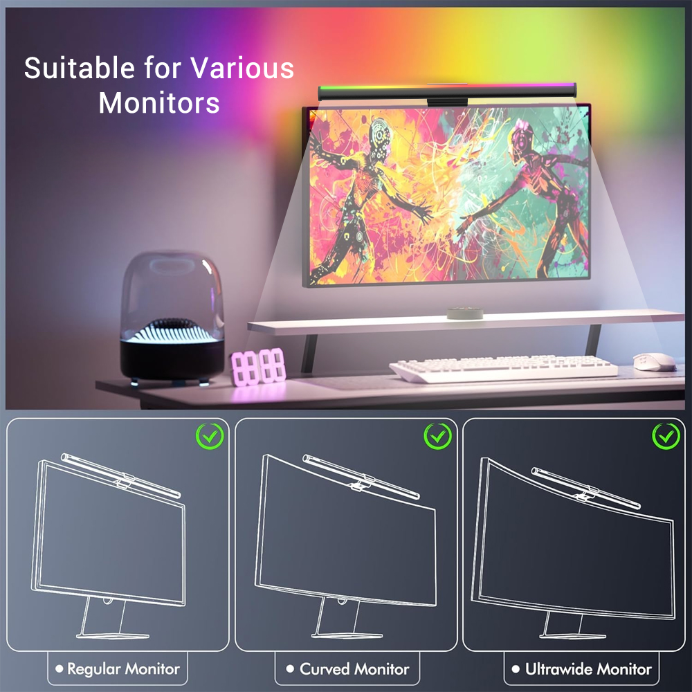 Barra Luminosa Wi-Fi per Monit - Setup Desk Monitor recensione e prezzo