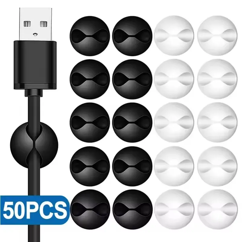 5/50 Pezzi Mini Organizzatori  - Desk Setup Cable Management recensione e prezzo
