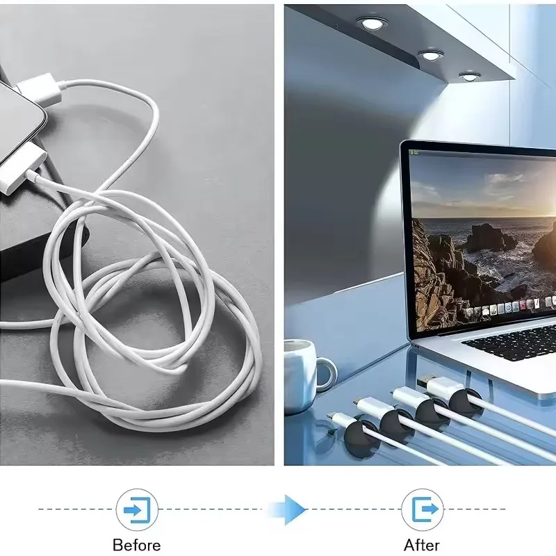 5/50 Pezzi Mini Organizzatori  - Desk Setup Cable Management recensione e prezzo